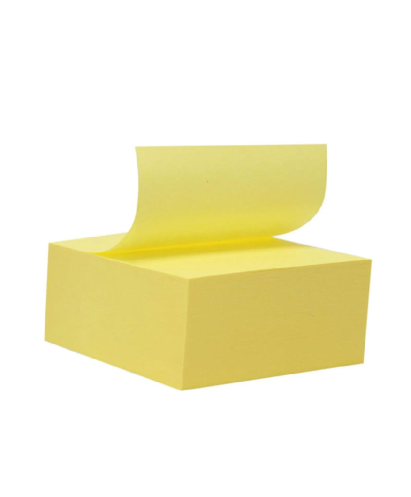 Notas Adhesivas 3" x 3" Amarillo Económico - Pieza