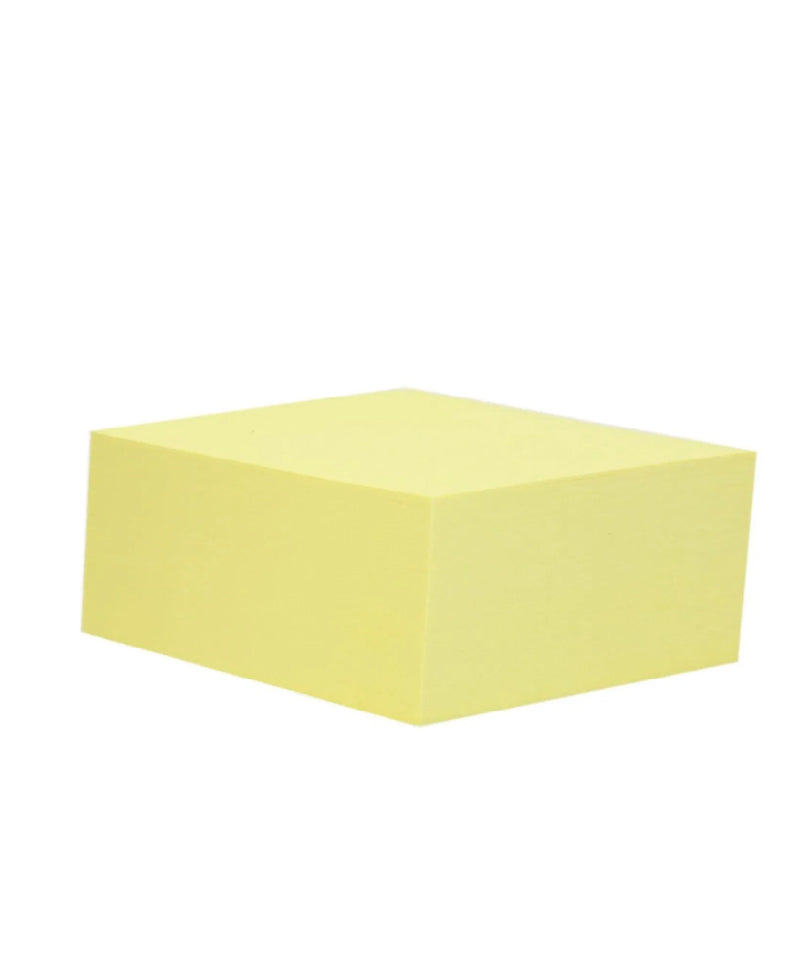 Notas Adhesivas 3" x 3" Amarillo Económico - Pieza