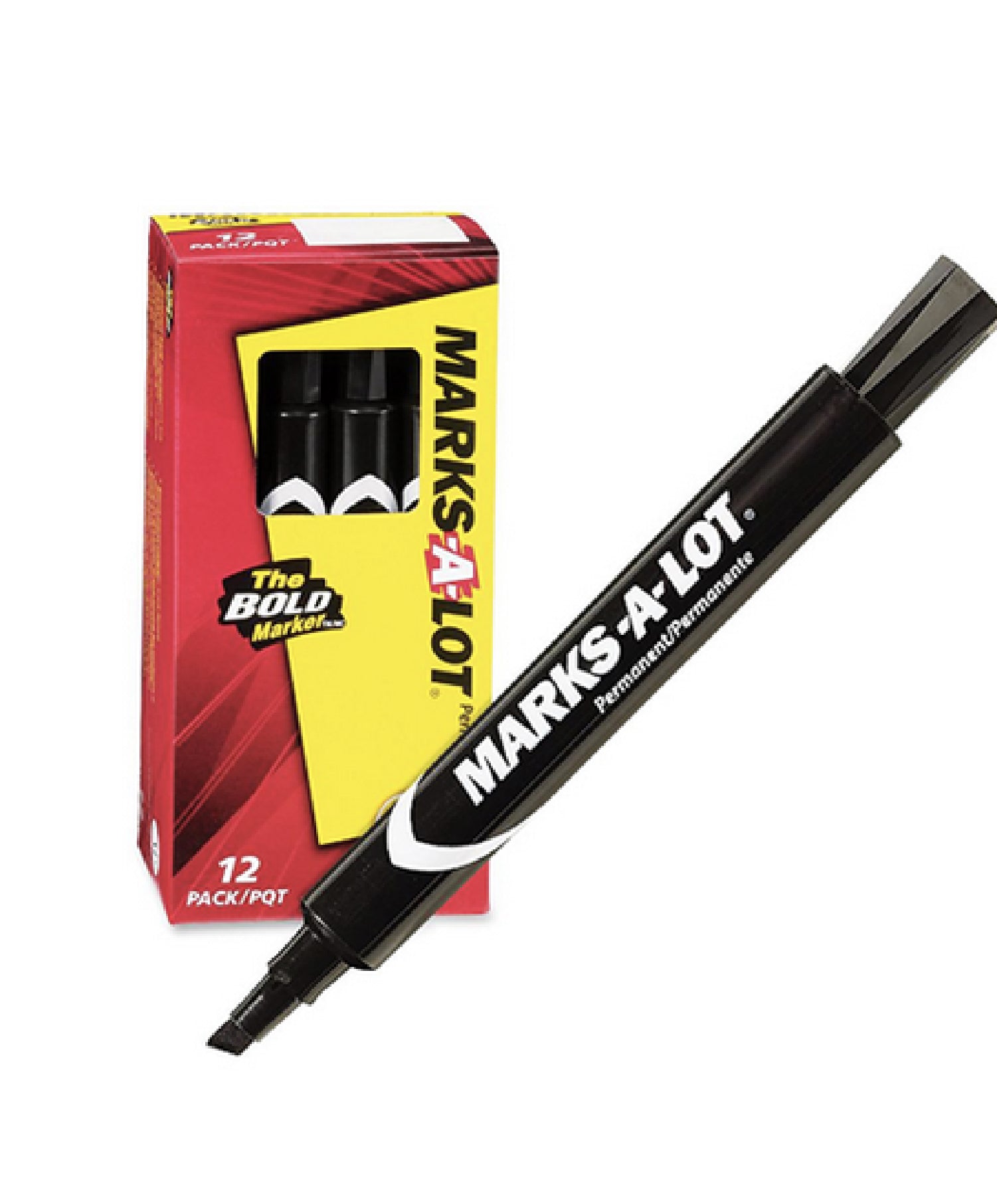 MARCADOR PERMANENTE MARKS A LOT NEGRO PIEZA