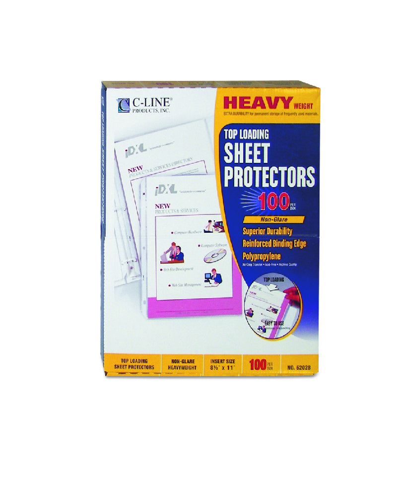 PROTECTOR DE HOJAS CARTA C-LINE CAJA C/100