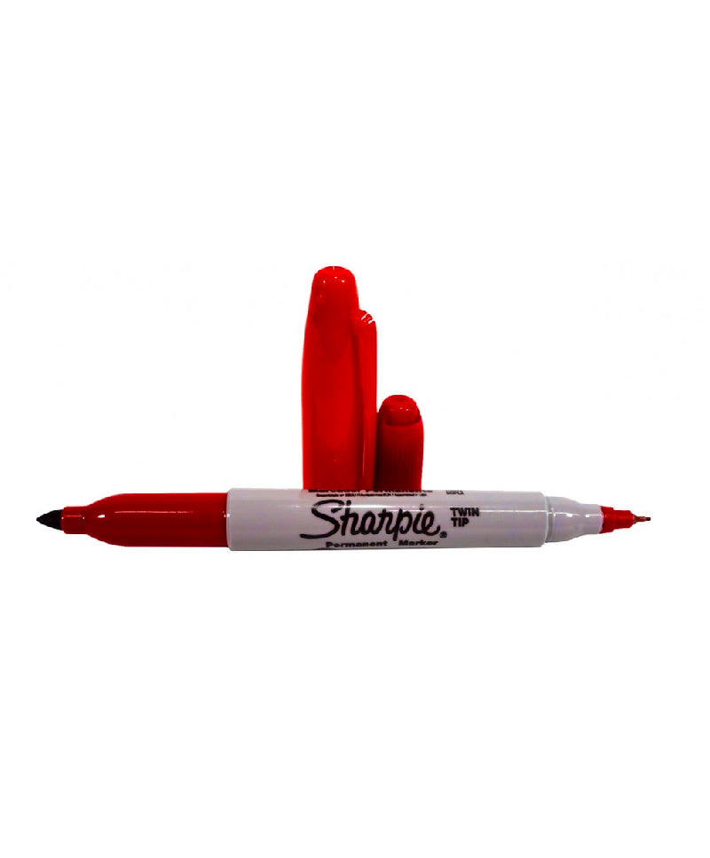 MARCADOR DOS PUNTAS SHARPIE ROJO PIEZA