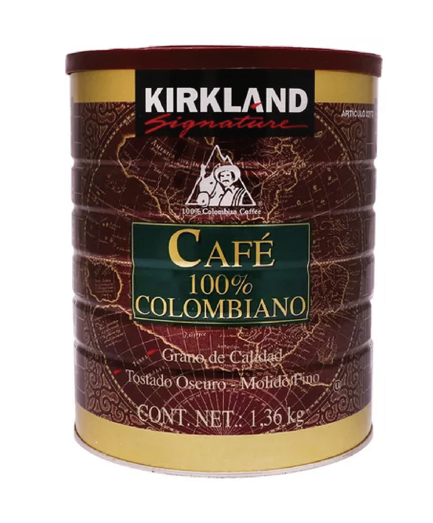 Café Molido Colombiano Kirkland - 1.36 kg